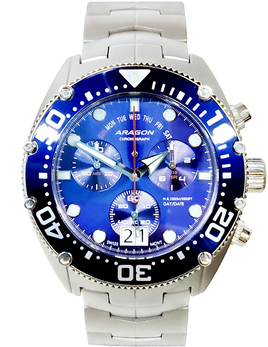 Фото часов Мужские часы Aragon Virtuoso Titanium A006BLU