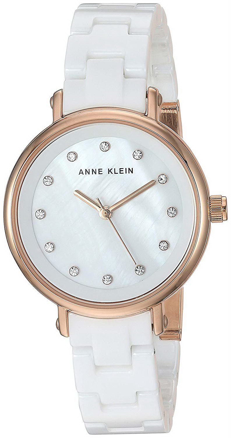 Часы перламутровые. Наручные часы Anne Klein 3312wtrg. Наручные часы Anne Klein 3312lprg. Anne Klein часы женские кварцевые. Anne Klein перламутр часы.