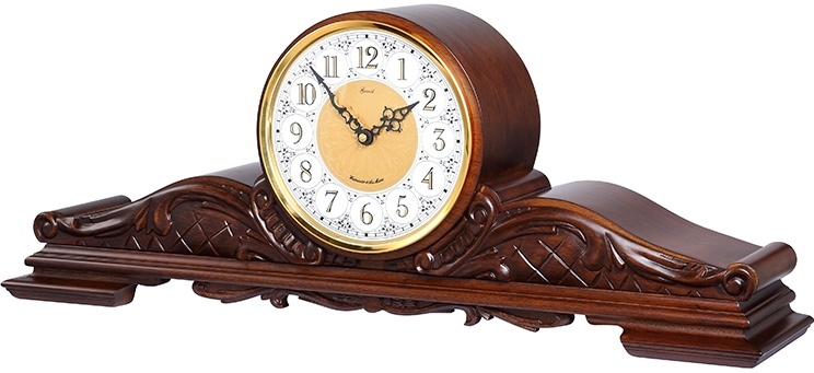 Фото часов каминные/настольные часы с золотой патиной Т-21067-1