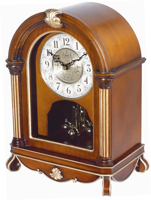 Фото часов каминные/настольные часы с золотой патиной Т-9153-3