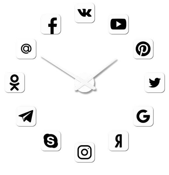 Фото часов Настенные часы 3D Decor Social 014026w-150
