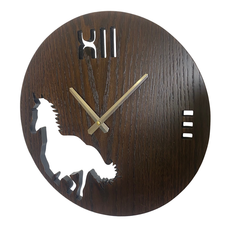 Фото часов Настенные часы Castita CL-40-4-Brown-Horse (Коричневая Лошадь)
            (Код: CL-40-4)