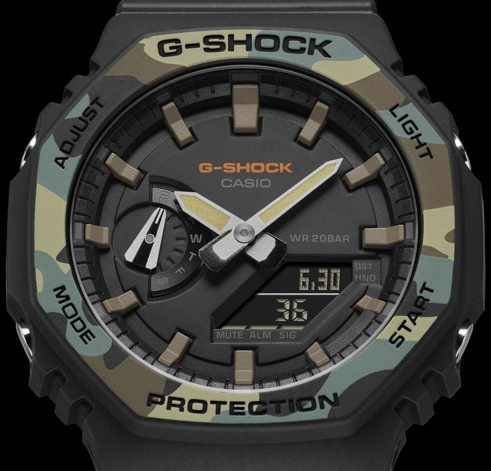 Фото часов Casio G-Shock GA-2100SU-1A