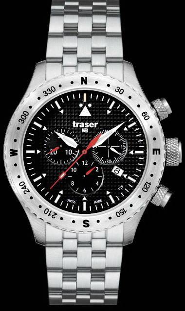 Фото часов Мужские часы Traser Aviator Jungmann (сталь) 100369