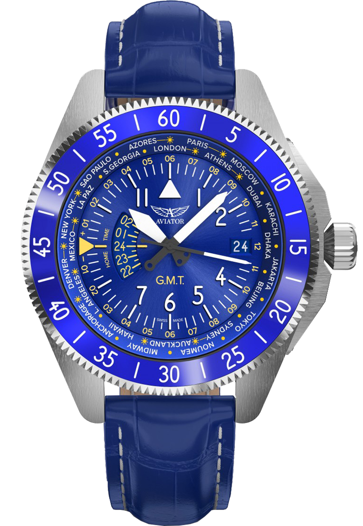 Фото часов Aviator Airacobra GMTV.1.37.0.308.4