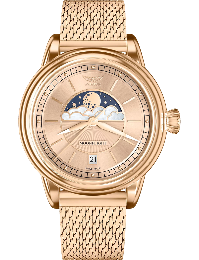 Фото часов Aviator Douglas Moon Flight V.1.33.2.260.5