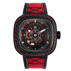 Унисекс часы Часы Sevenfriday P3C/04 "Red Carbon" Наручные часы