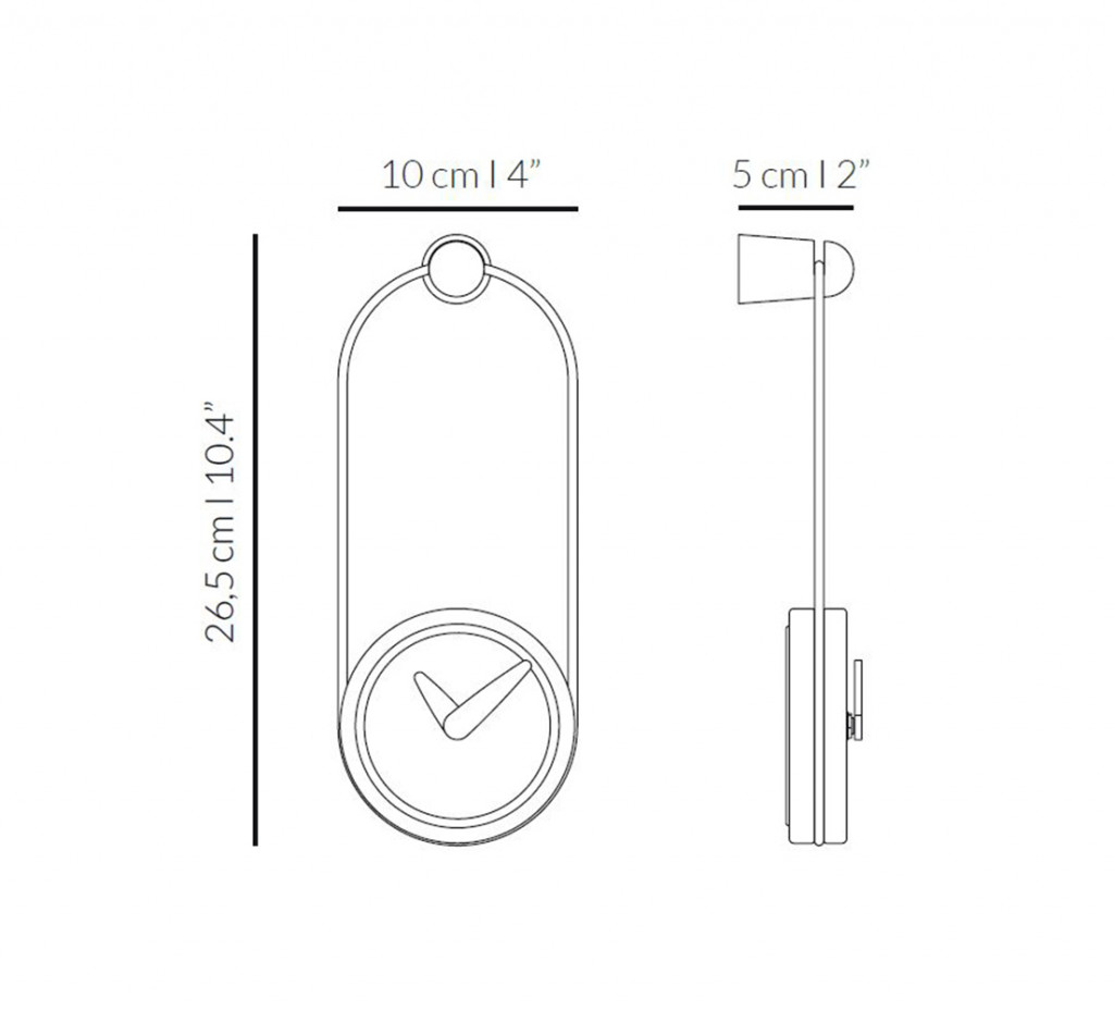 Фото часов Часы Nomon Micro Eslabon gold/oak d10, h26,5cm