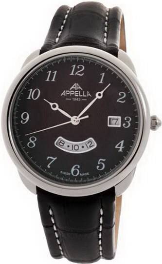 Фото часов Мужские часы Appella Leather Line Round 4365-3014