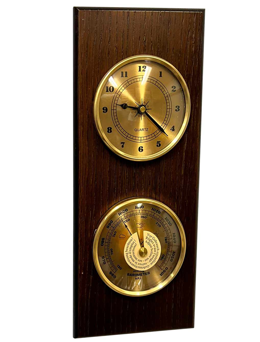 Фото часов Настенные часы с барометром Castita B0566 из дерева
            (Код: B0566)