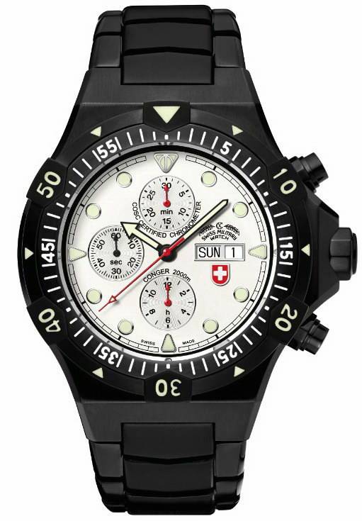Фото часов Мужские часы CX Swiss Military Watch Conger Nero Auto CX2555