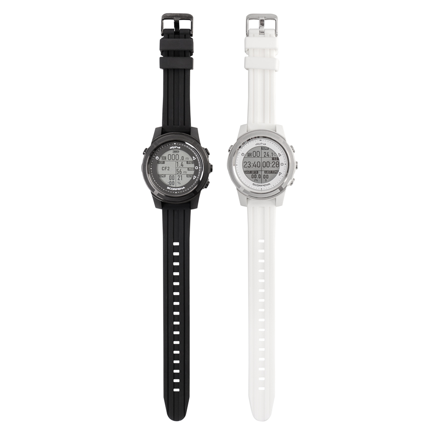 Часы/компьютер для погружений Scorpena Alpha черный S22011 Компьютеры для погружений