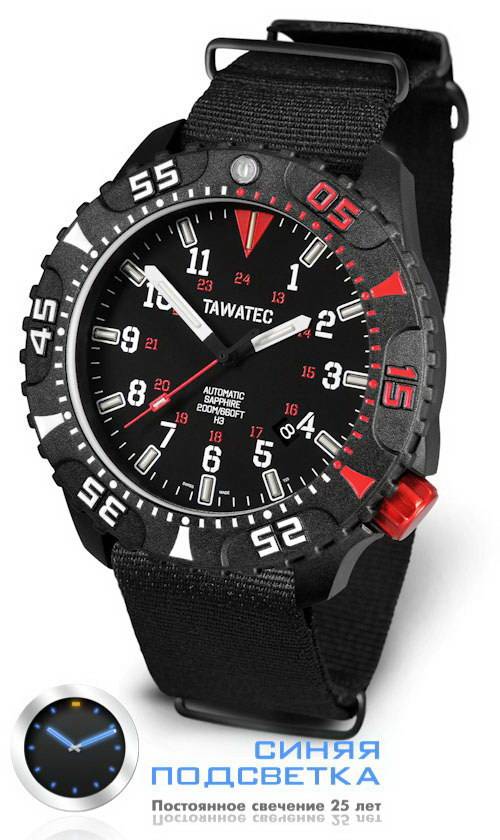 Фото часов Мужские часы TAWATEC E.O Diver MK II Automatic (200м) (механика) TWT.47.B1.A1B