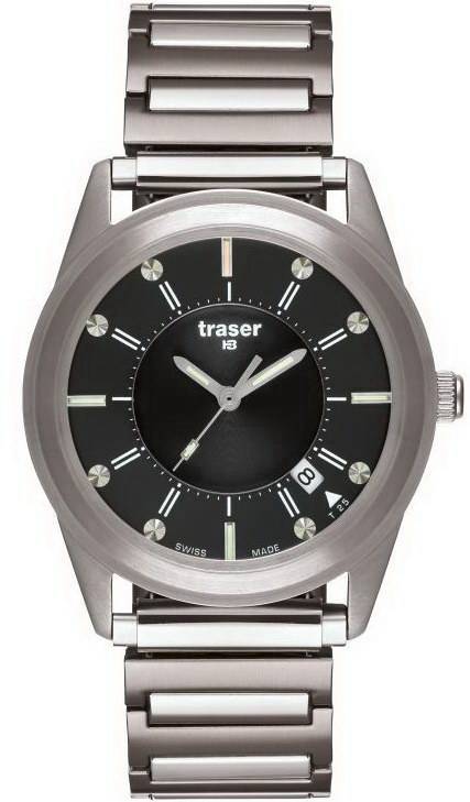 Фото часов Мужские часы Traser Classic Translucent Black (сталь) 100337