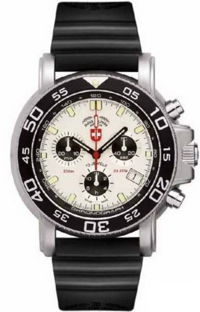 Фото часов Мужские часы CX Swiss Military Watch Navy Diver (кварц) (200м) CX18301