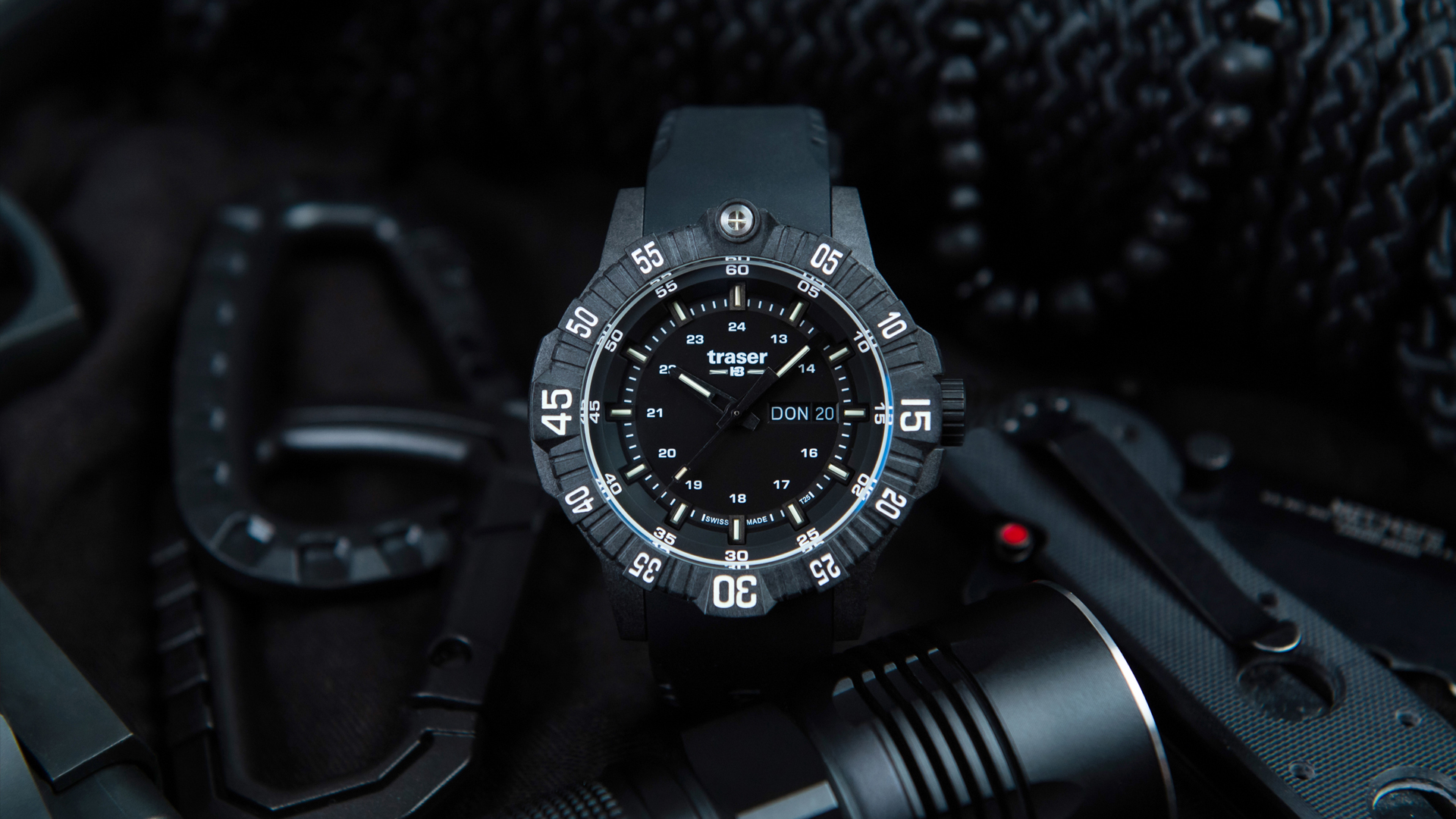 Фото часов Мужские часы Traser P99 Q Tactical Black текстиль 110722