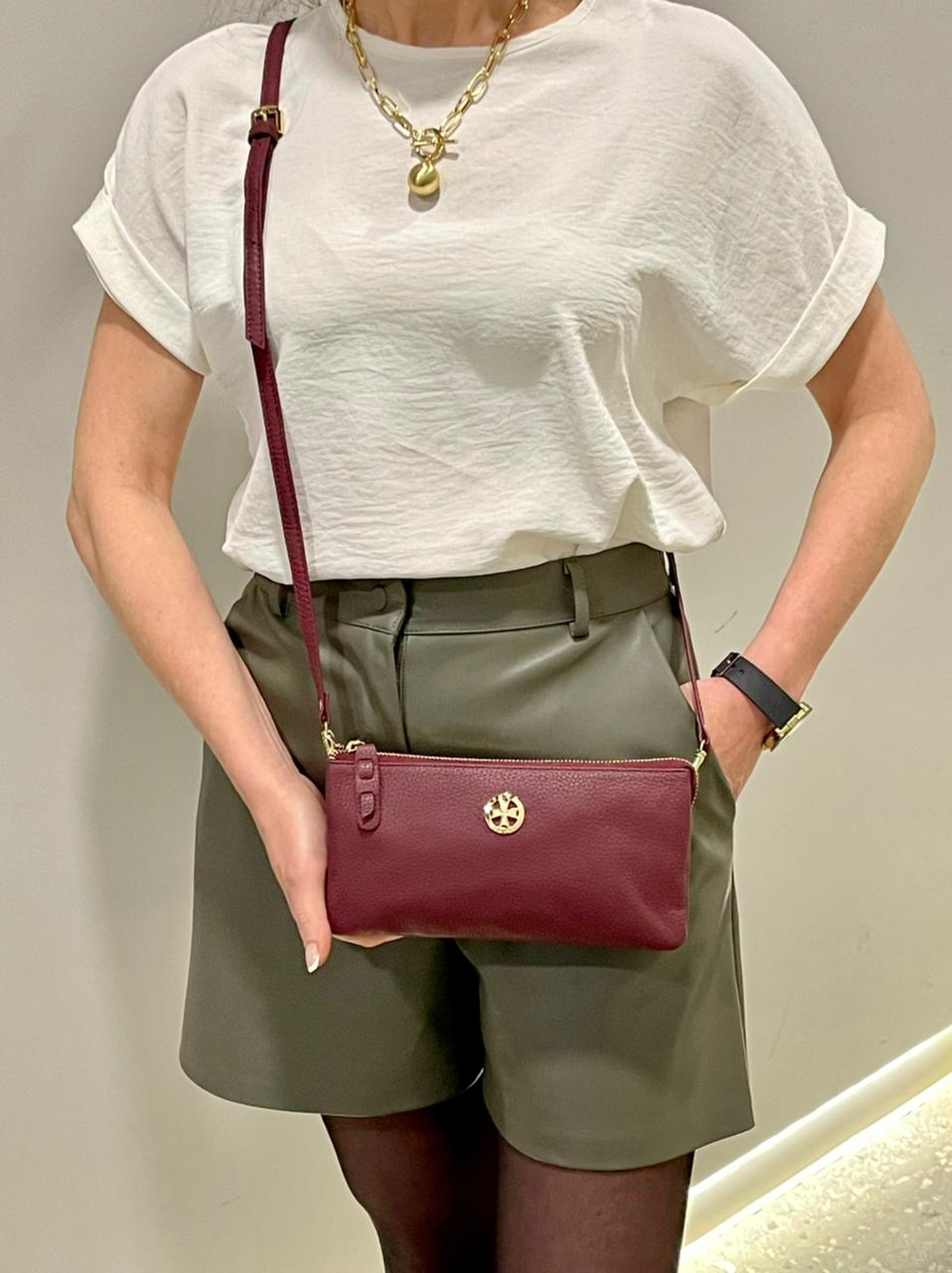 Клатч Narvin 9434-N.Polo Bordo Клатчи и борсетки