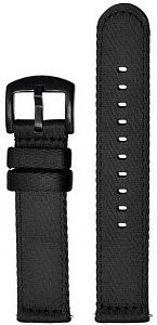 Ремешок из качественного нейлона черный с пряжкой PVD 18 мм Ремешки и браслеты для часов Ремешок из качественного нейлона черный с пряжкой PVD 18 мм Ремешки и браслеты для часов