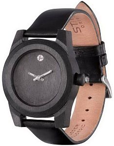 Женские часы AA Wooden Watches Lady Blackwood Crystal W2 Black Наручные часы Женские часы AA Wooden Watches Lady Blackwood Crystal W2 Black Наручные часы