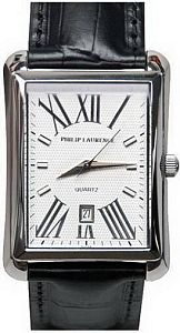 Мужские часы Philip Laurence Rectangular PG23002-03S Наручные часы