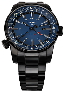 Мужские часы Traser P68 Pathfinder GMT Blue 109524 Наручные часы