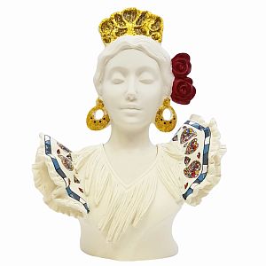 Статуэтка Nadal 763027 Sevillian Red Bust Tile (Бюст Севильяны белый)
            (Код: 763027) Декор интерьера