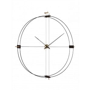 Часы настенные Nomon Delmori Gold Wenge, d=130/140cm Настенные часы
