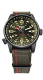 Ремешок НАТО Traser №123 зеленый с красной полосой 24 мм - 110456 Наручные часы