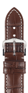 Ремешок Hirsch Connoisseur коричневый 19 мм L 02007119-2-19 Ремешки и браслеты для часов
