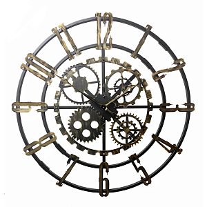 Настенные часы Династия 07-027 Большой Скелетон Арабский Патина-2 Напольные часы