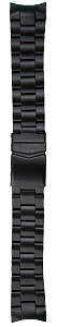 Стальной браслет Traser №107 Officer Chrono 22 mm, черный - 109401 Ремешки и браслеты для часов