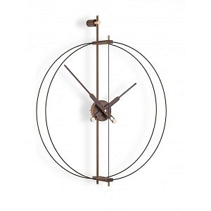 Часы Nomon BARCELONA PREMIUM MINI black/walnut d66, h81 cm Настенные часы