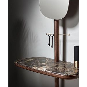 Консоль с зеркалом Nomon RECIBIDOR Marble CONME Декор интерьера