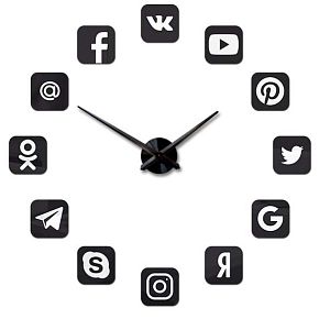 Настенные часы 3D Decor Social 014026b-100 Настенные часы