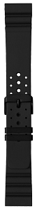 Ремешок Bonetto Cinturini каучуковый черный 22 мм - 260122 Ремешки и браслеты для часов
