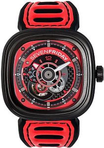 Унисекс часы Sevenfriday P-Series Racing Team Red P3B/06 Наручные часы