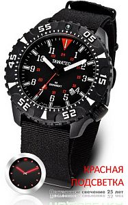 Мужские часы TAWATEC E.O.Diver (кварц) (200м) TWT.43.B1.11R Наручные часы