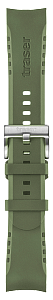 Каучуковый ремешок Traser № 118 Diver, зеленый 22 мм - 110314 Ремешки и браслеты для часов