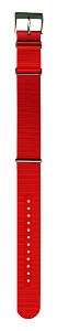 Ремешок Bonetto Cinturini НАТО каучуковый красный 20 мм 328220 Ремешки и браслеты для часов