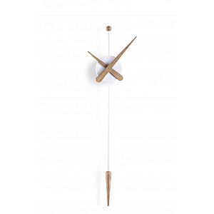 Nomon Punta white/oak d28, h63 cm PTABR Настенные часы