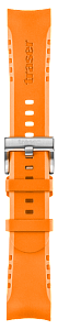 Каучуковый ремешок Traser № 117 Diver, оранжевый 22 мм - 110312 Ремешки и браслеты для часов