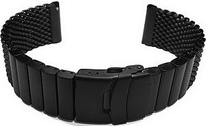 Стальной браслет mesh-black-22 Ремешки и браслеты для часов
