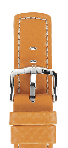 Ремешок Hirsch Carbon оранжевый 22 мм L 02592076-2-22 Ремешки и браслеты для часов