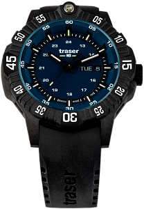 Мужские часы Traser P99 Q Tactical Blue каучук 110725 Наручные часы