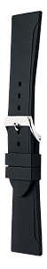 Ремешок Bonetto Cinturini каучуковый черный 26 мм 329026 Ремешки и браслеты для часов