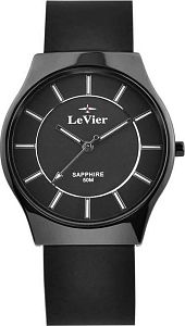 Мужские часы LeVier L 7501 M Bl ремень Наручные часы