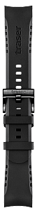 Каучуковый ремешок Traser № 113 Stealth, черный 22 мм - 109686 Ремешки и браслеты для часов