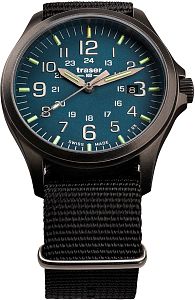 Мужские часы Traser P67 Officer Pro GunMetal Blue (нато) 108632 Наручные часы