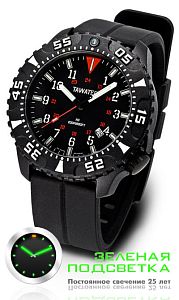Мужские часы TAWATEC E.O.Diver (кварц) (200м) TWT.43.B6.11G Наручные часы