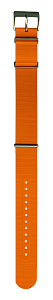 Ремешок Bonetto Cinturini НАТО каучуковый оранжевый 20 мм 328420 Ремешки и браслеты для часов